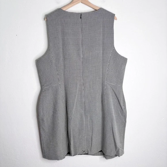 ON 34th Houndstooth Double Weave Sheath Dress Size 20 NWT - Picture 3 of 15